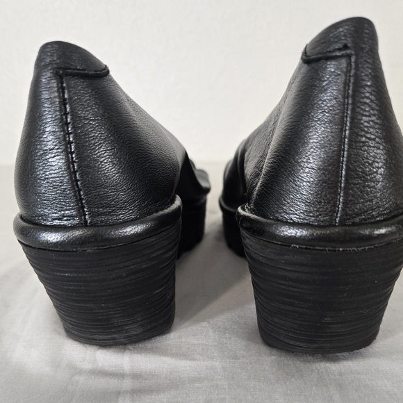 Fly London Women's Black Wedge Heel Slip-On Shoes Work Church Comfort, 40 (9) - Picture 7 of 8